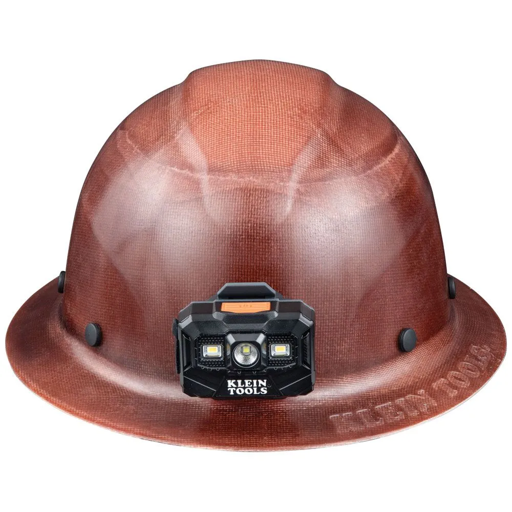 Klein Hard Hat, KONSTRUCT Series, Full-Brim, Class G, Rechargeable Headlamp #60447