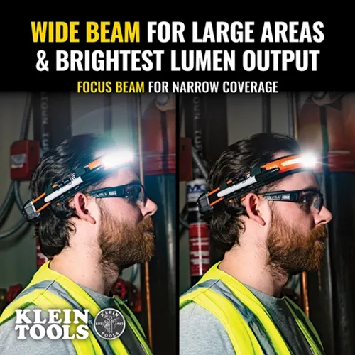 Klein Widebeam Headlamp With Strap 56308