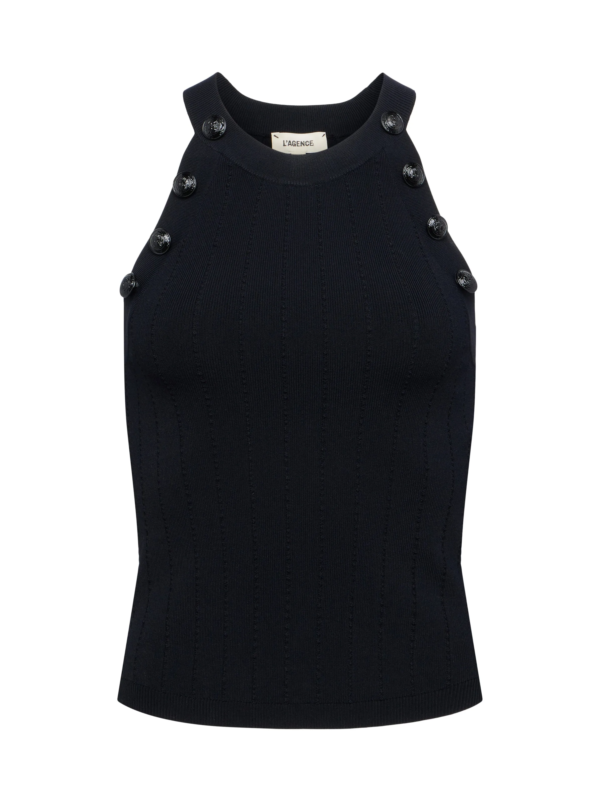 L'AGENCE    Rosemary Tank Black