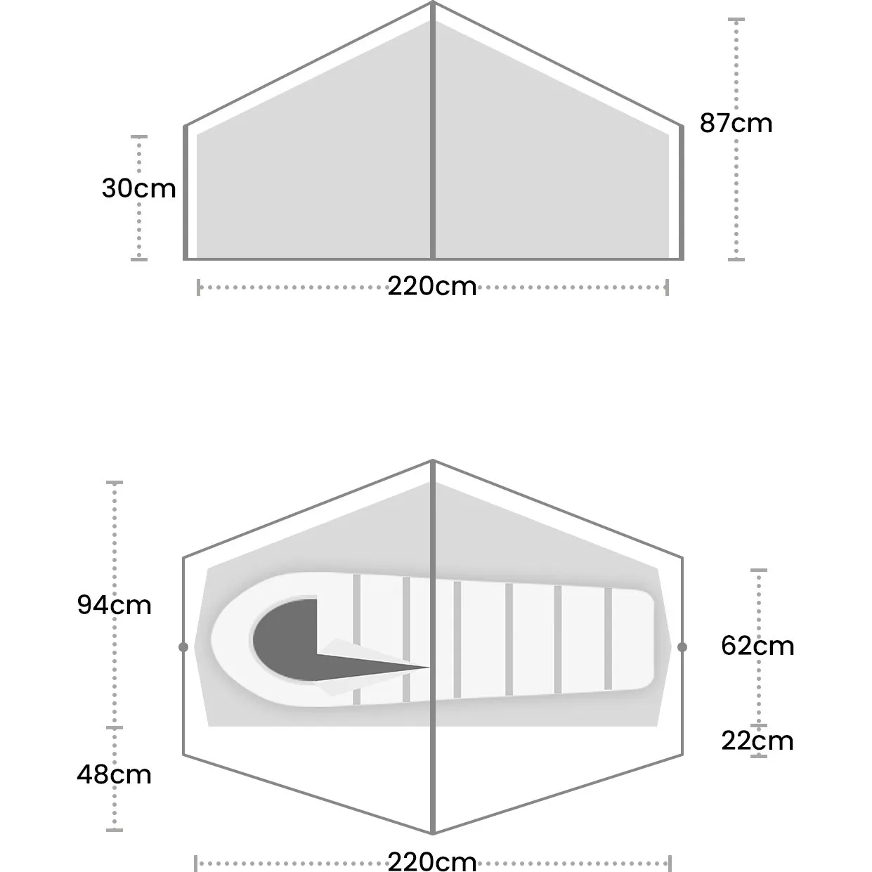 Laser Compact 1 Tent + Footprint Bundle