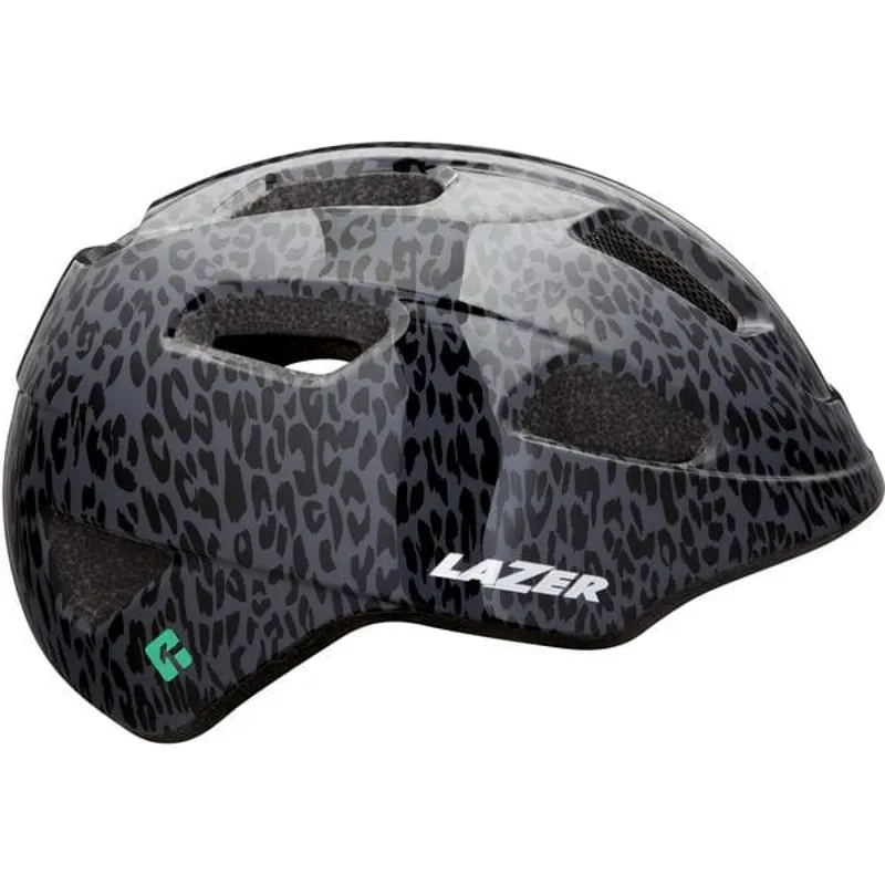 Lazer NutZ KinetiCore Uni-Youth Helmet in Black Leopard