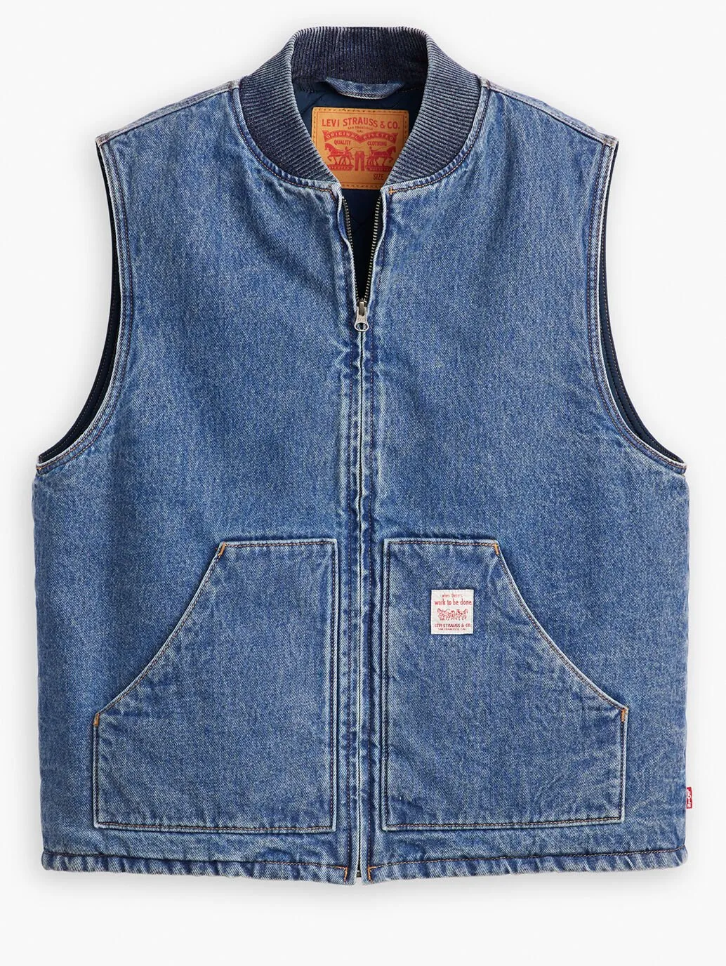 Levis Men's Sansome Vest - Vintage Indigo X