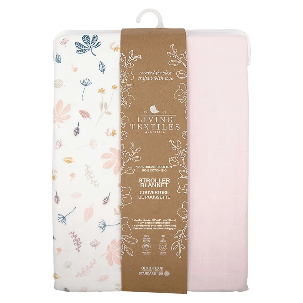 Living Textiles Botanical Organic Muslin Blanket