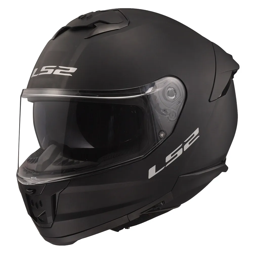 LS2 FF808 Stream II Plain Helmet - Matt Black