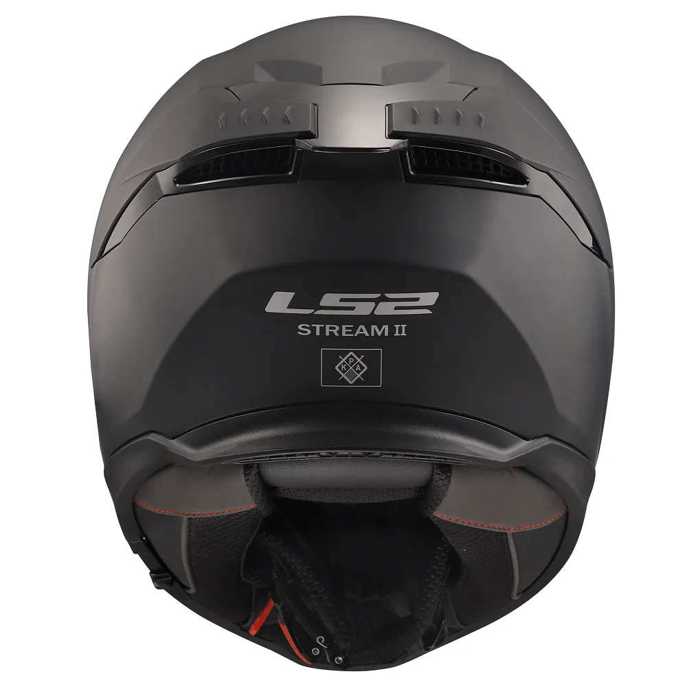 LS2 FF808 Stream II Plain Helmet - Matt Black