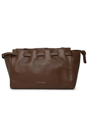 Mansur Gavriel    Mansur Gavriel 'Bloom' Small Brown Lear Crossbody Bag