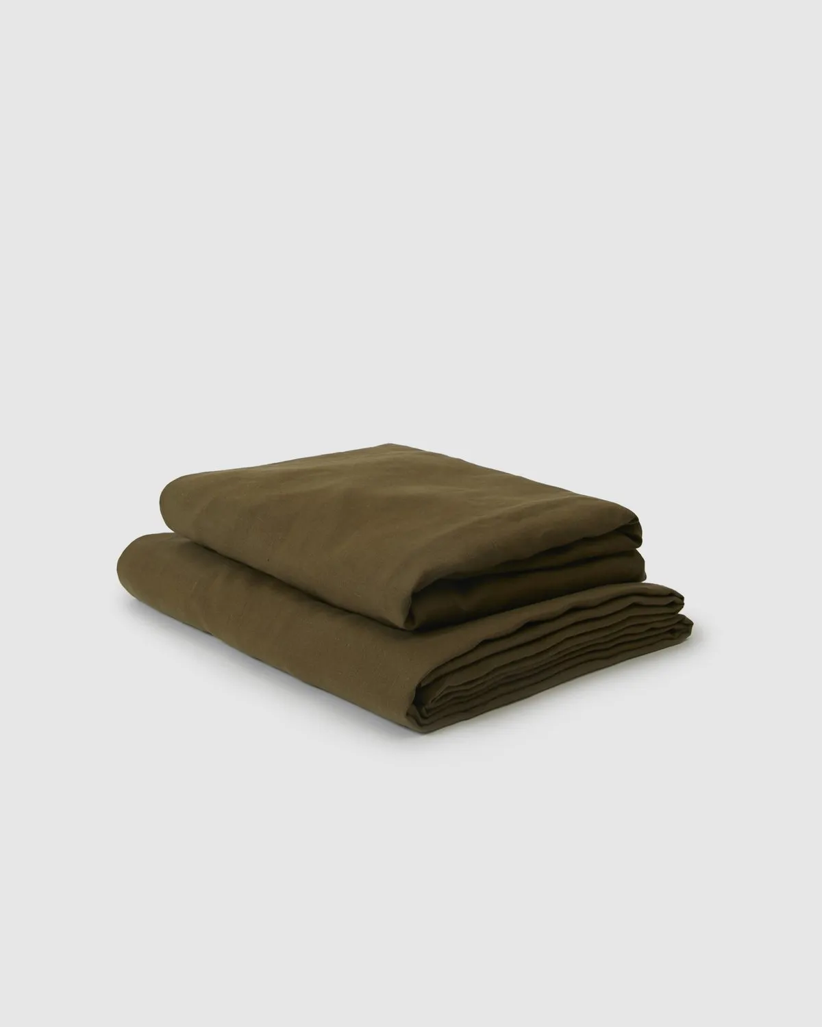 Marcel Linen Sheet Set - Moss