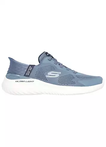 Mens Blue Slip-Ins Bounder 2.0 Emerged Trainers by Skechers | Look Again