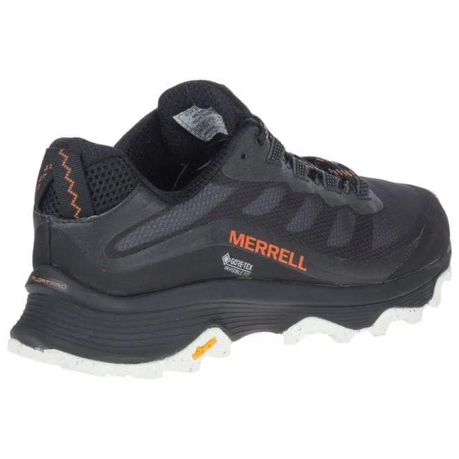 Merrell  Mens Moab Speed GTX Black Waterproof Lace-Up Walking Trainers J066769