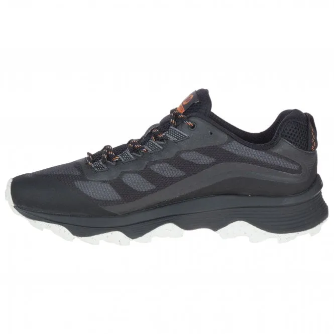 Merrell  Mens Moab Speed GTX Black Waterproof Lace-Up Walking Trainers J066769