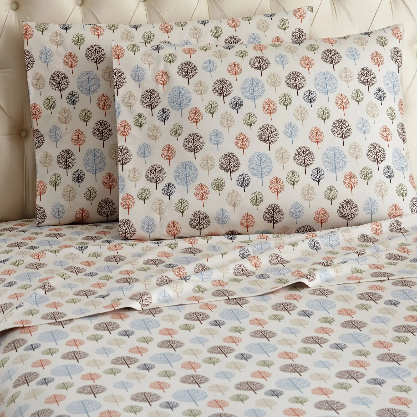 Micro Flannel® Tree Print Sheet Set