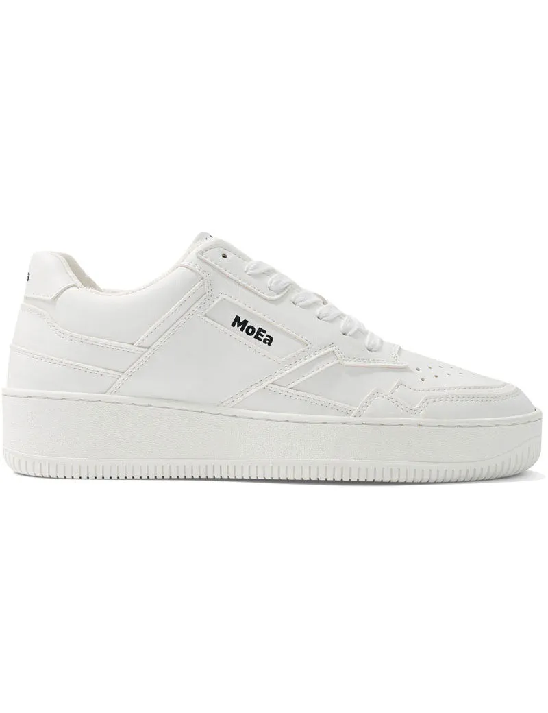 MoEa Gen1 Corn Vegan Trainers Full White