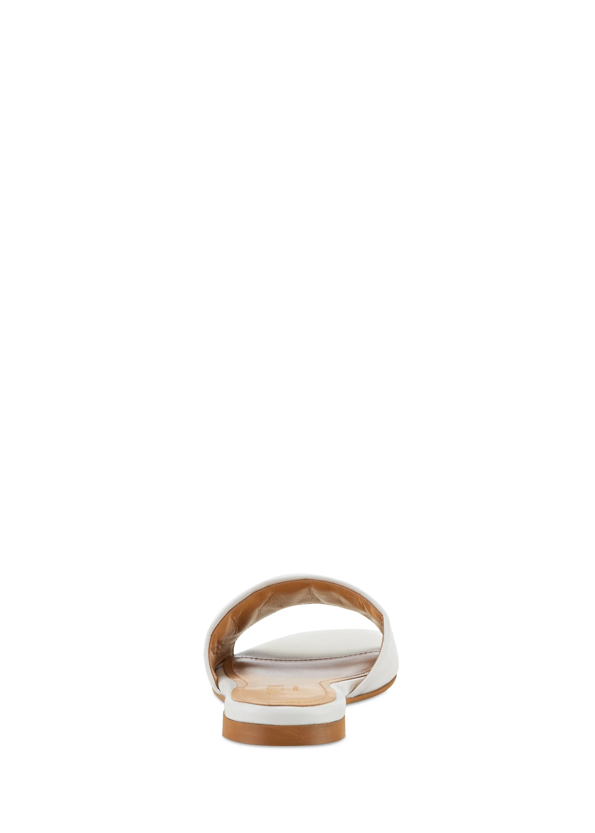 Monogram slide sandals - LAUREWI NCW in Cream