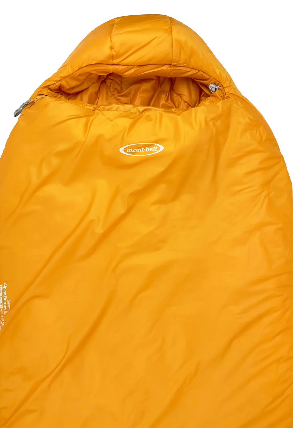 Montbell Seemless Alpine Burrow Bag #2 Long Sleeping Bag - Sunflower