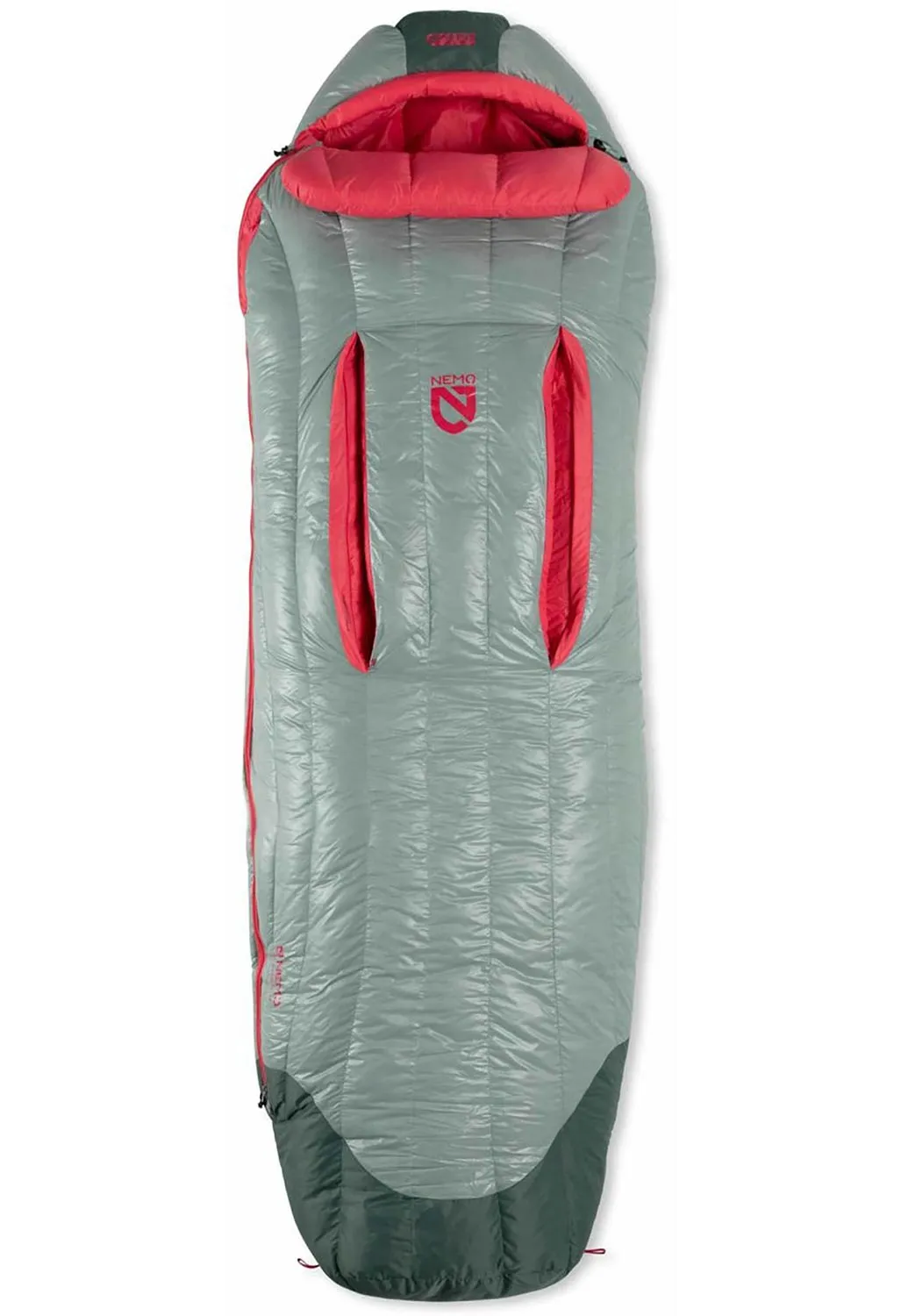 Nemo Riff 15 Reg Women's Sleeping Bag - Rhubarb/Lichen