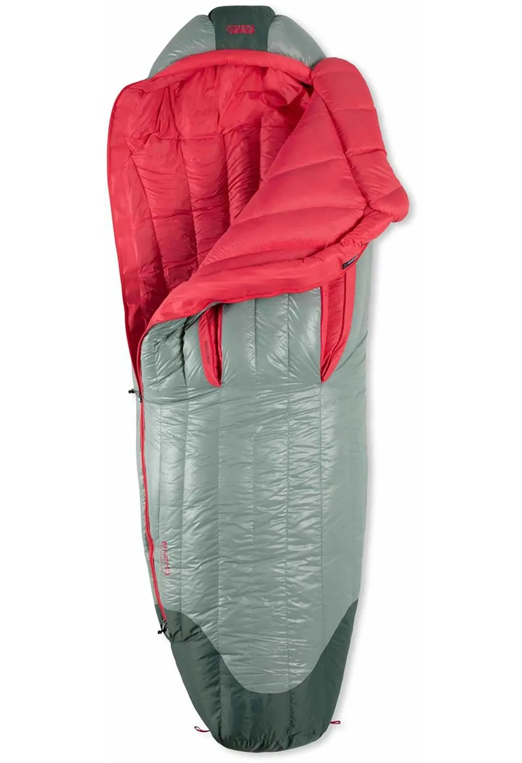 Nemo Riff 15 Reg Women's Sleeping Bag - Rhubarb/Lichen