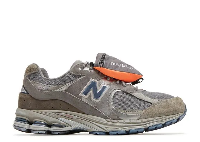 New Balance 2002R Grey Brown Pouch