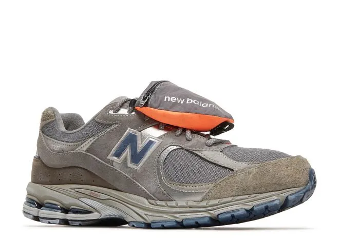 New Balance 2002R Grey Brown Pouch