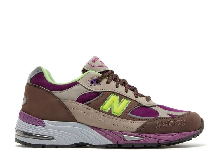 New Balance 991 Stray Rats Brown (WORN)