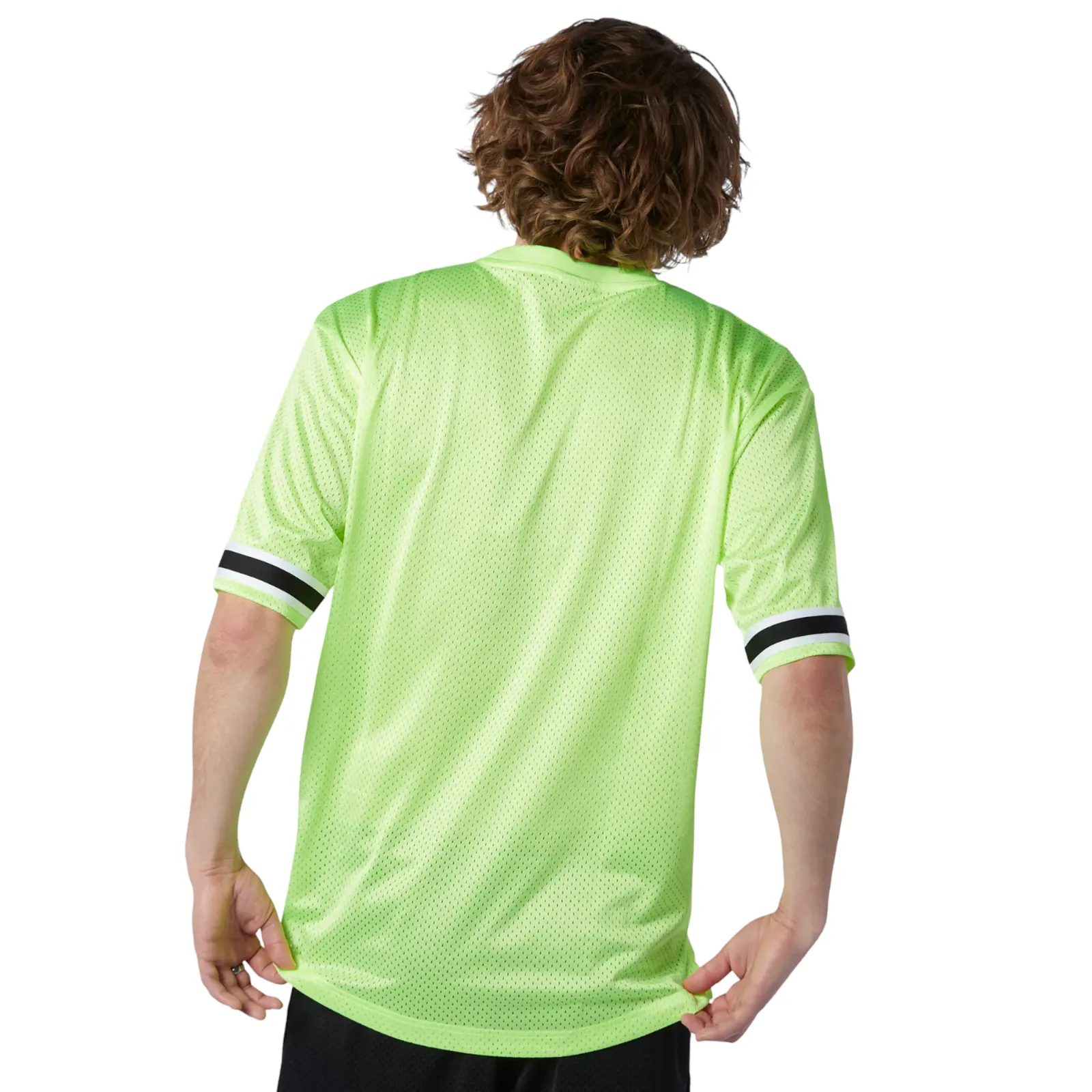 New Balance Athletics Psy Varsity Mesh Tee - Neon Lime