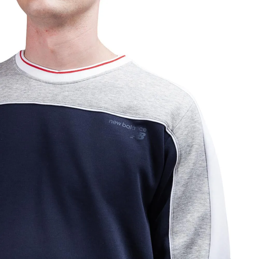 New Balance Athletics Select Crewneck (Navy / Grey)