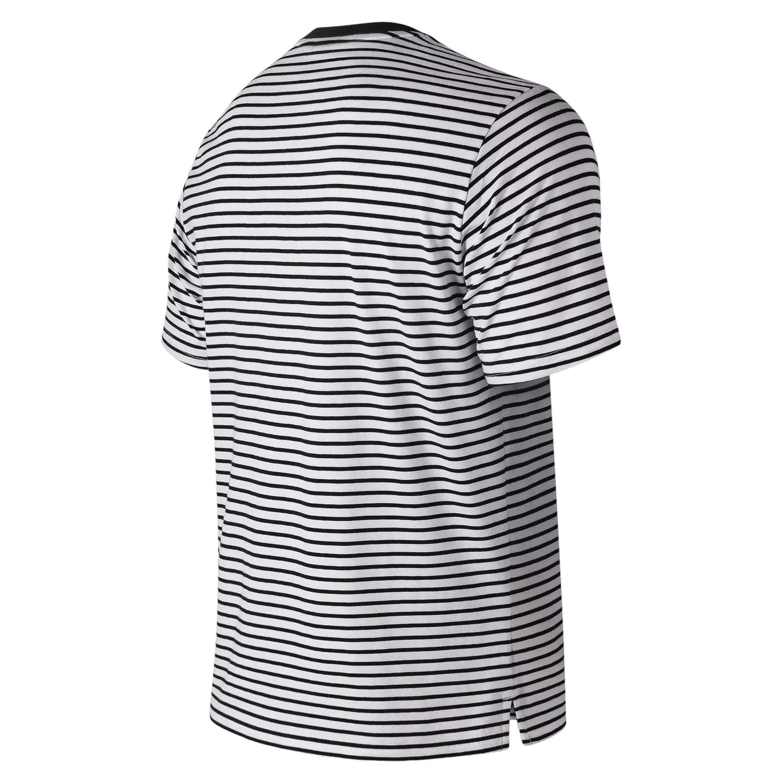 New Balance Athletics Striped Tee - Black / White