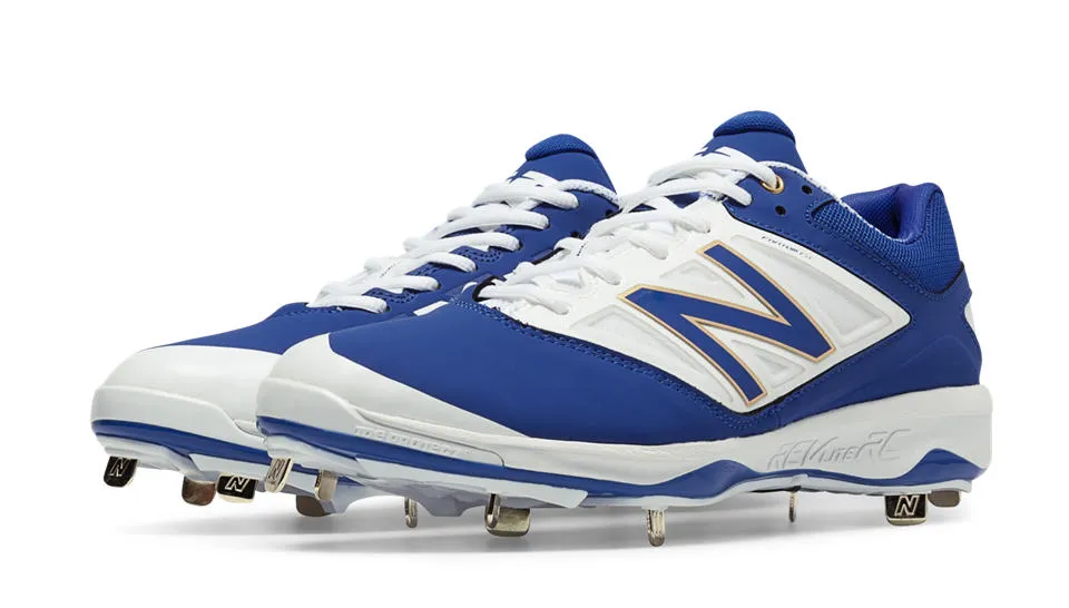 New Balance - Blue/White Low 4040v3 Baseball Spikes (L4040AB3)