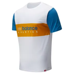 New Balance Essentials Icon Chest Stripe Tee - White