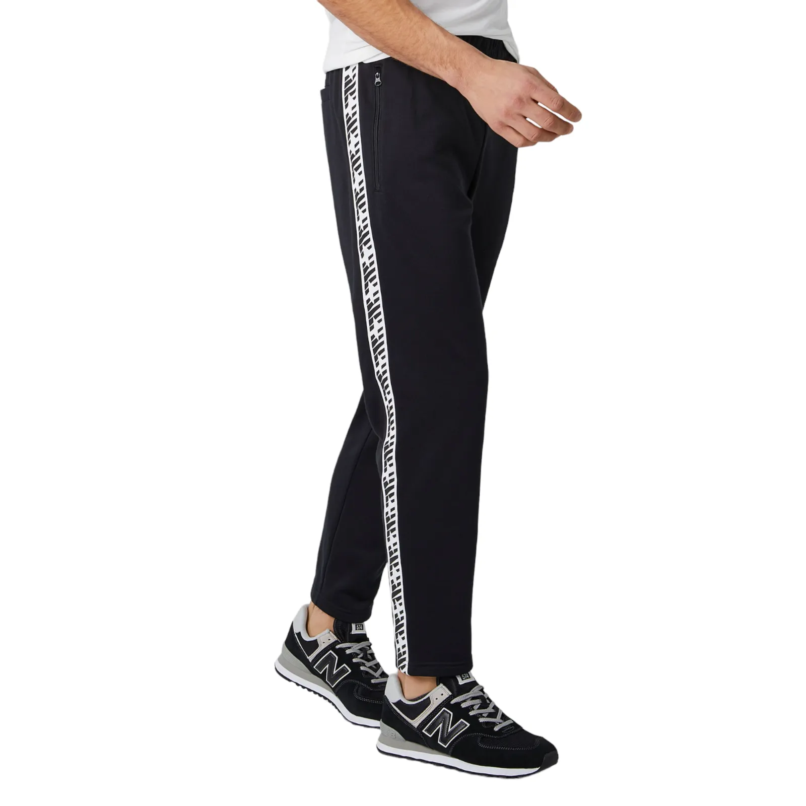 New Balance Essentials Track Pant - Black White