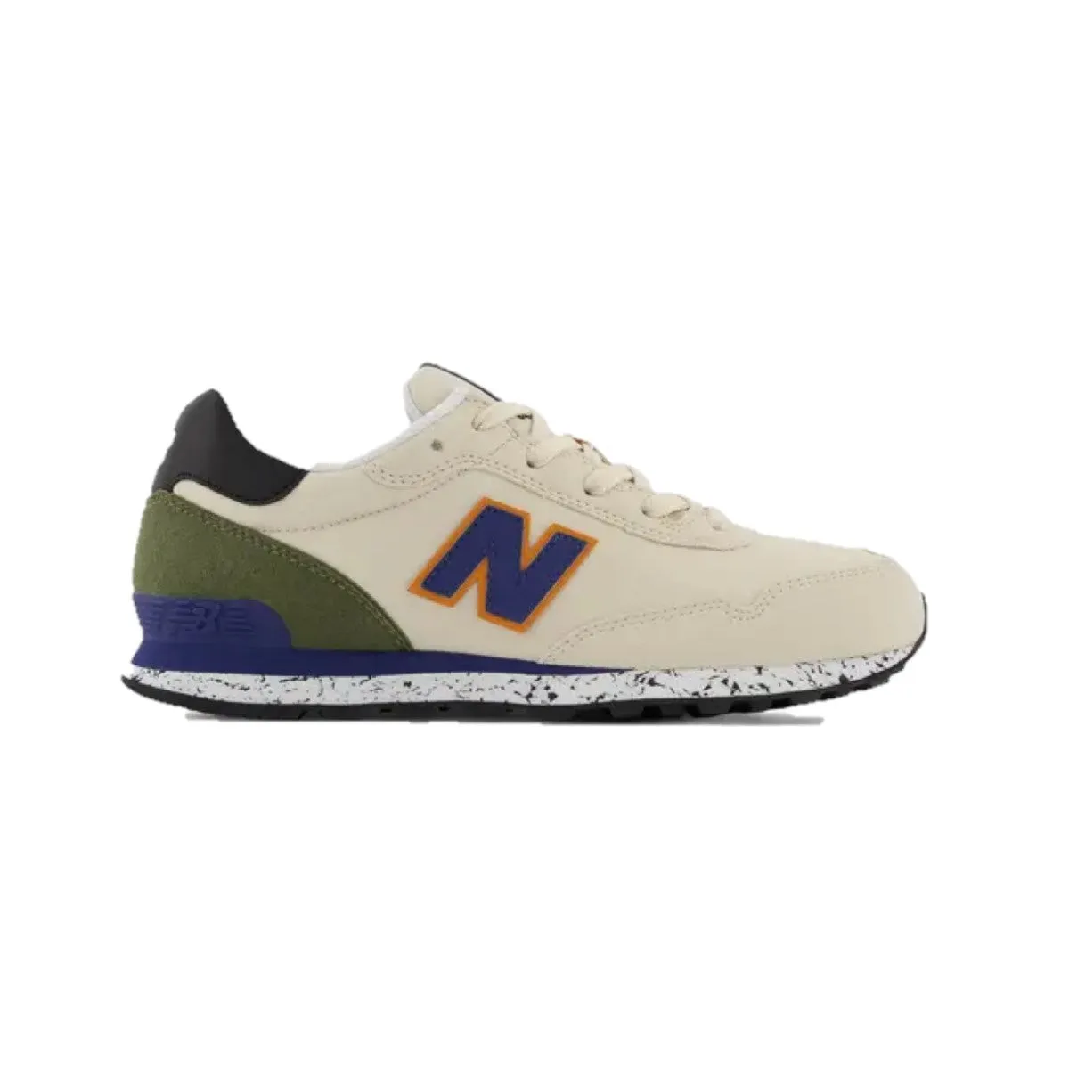 NEW BALANCE GC515AT-W 515 V1 JR'S (Wide) Calm Taupe Suede, Leather & Synthetic Lifestyle Shoes