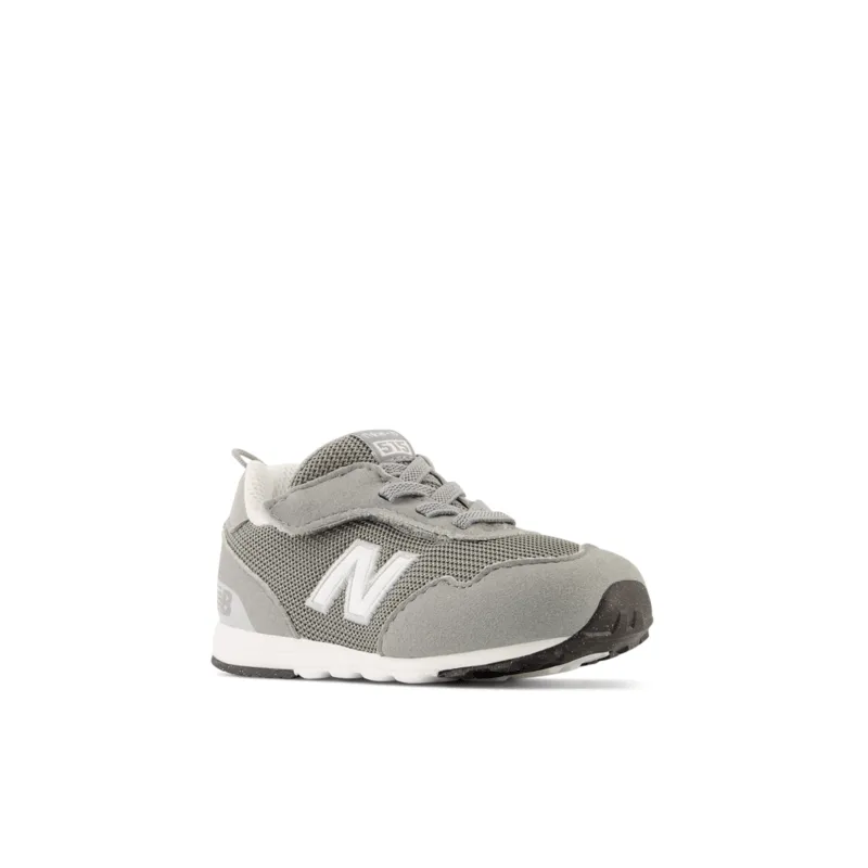 New Balance Infant & Toddler Boys 515 NEW-B Hook & Loop Shoe - NW515GRY (Wide)