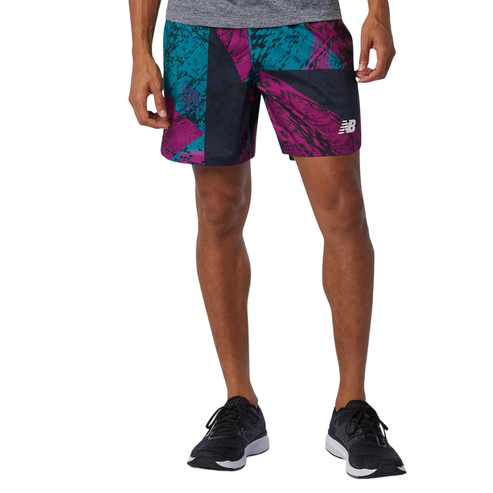 New Balance Printed Fast Flight 7 inch 2 In 1 Short - Jewel Pink