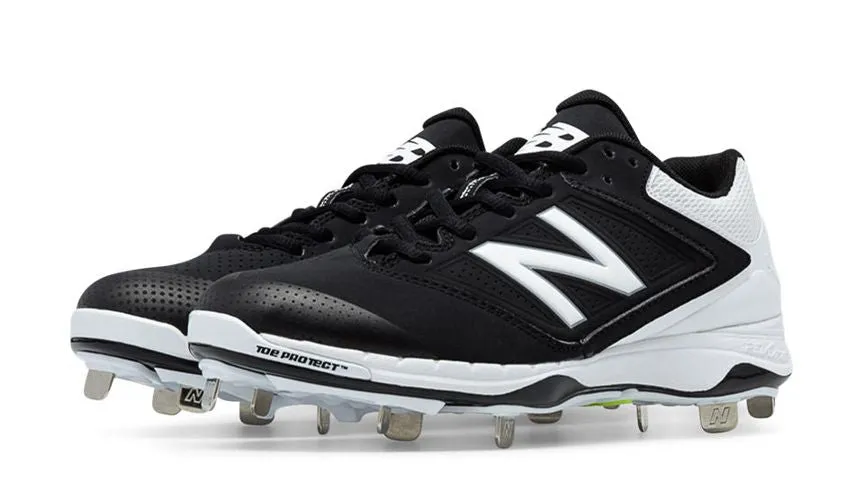 New Balance SM4040B1 Black/White Women's Fastpitch Spikes