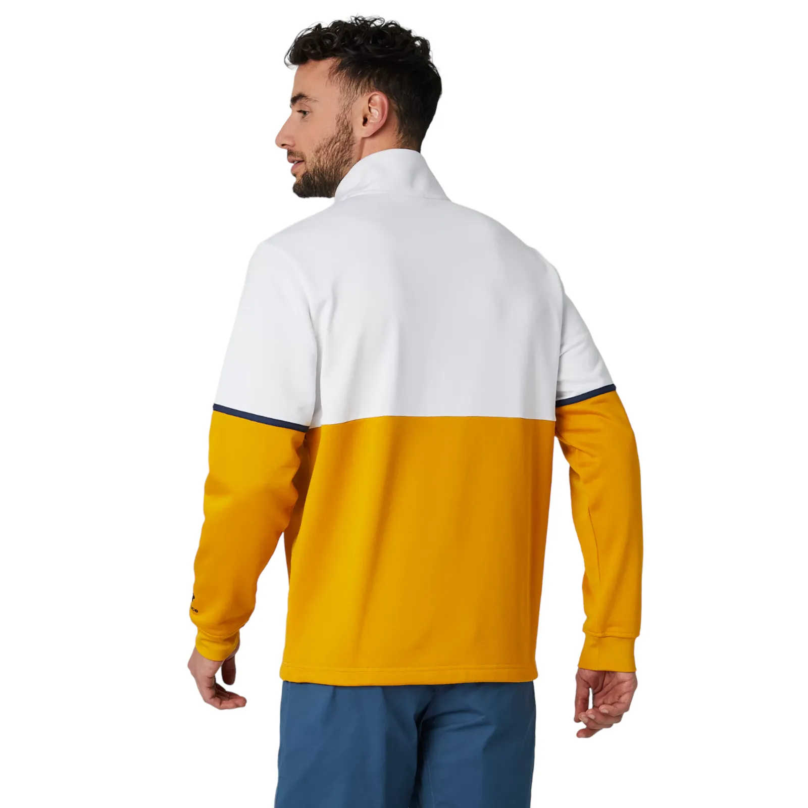 New Balance Sweatshirt Athletics Track 1/4 Zip - Yellow