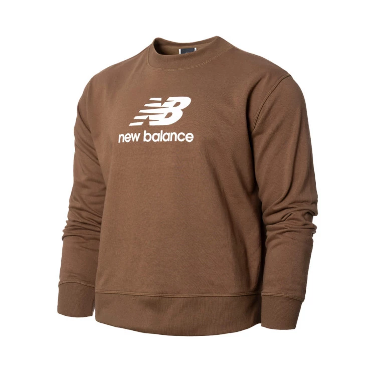 New Balance Women Essentials Stacked Logo French Terry Crewneck Sweatshirt