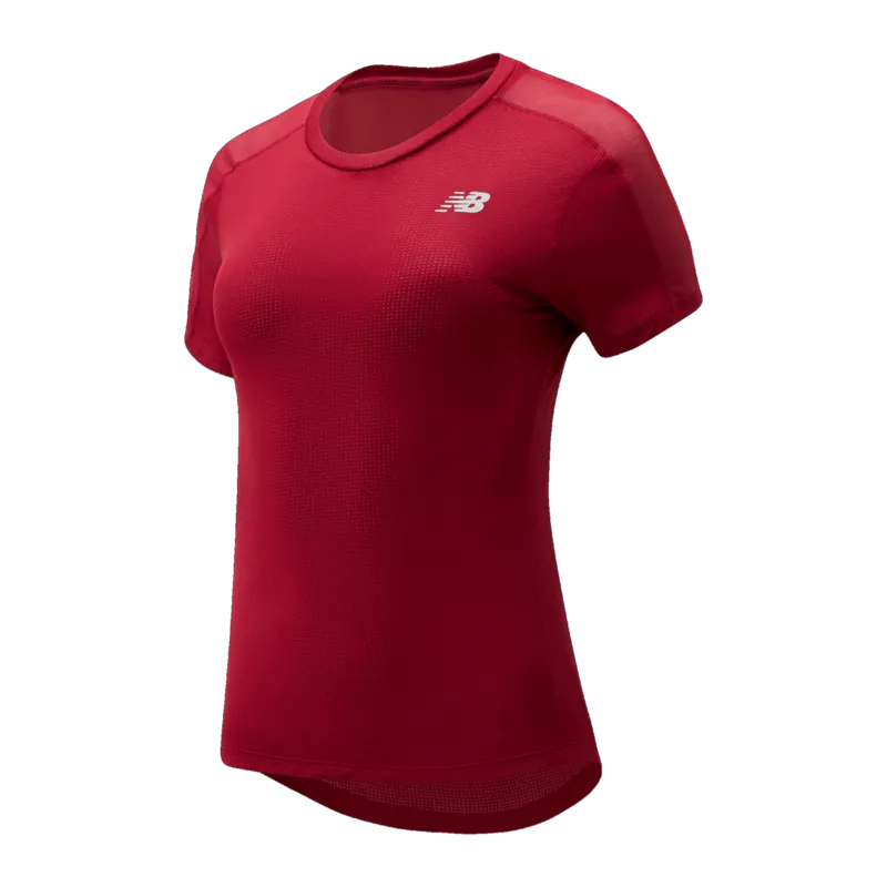 New Balance Women's Impact Run Short Sleeve Shirt