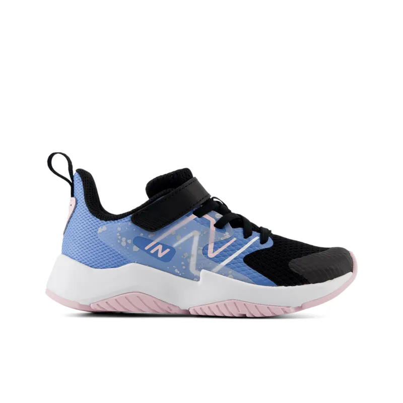 New Balance Youth Girls Rave Run V2 Bungee Lace with Top Strap - YTRAVBL2 (Wide)