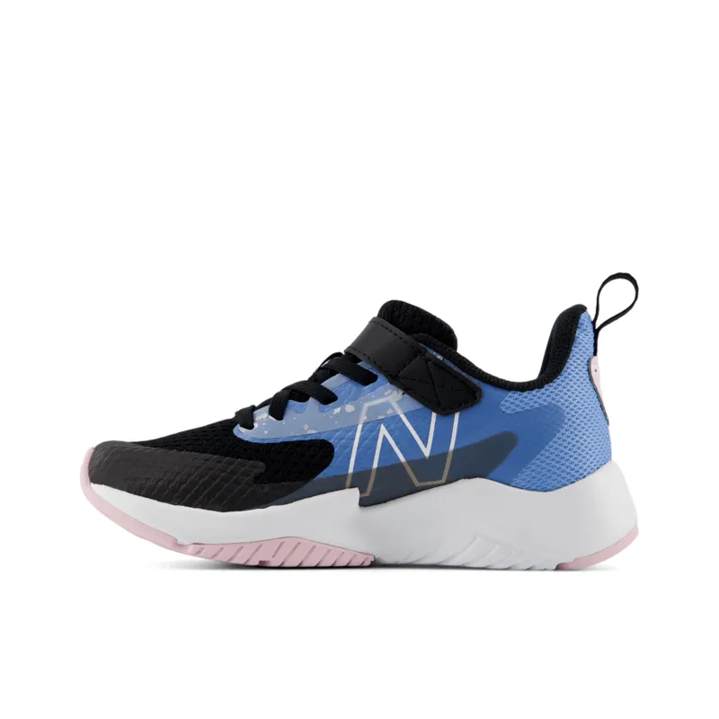 New Balance Youth Girls Rave Run V2 Bungee Lace with Top Strap - YTRAVBL2 (Wide)