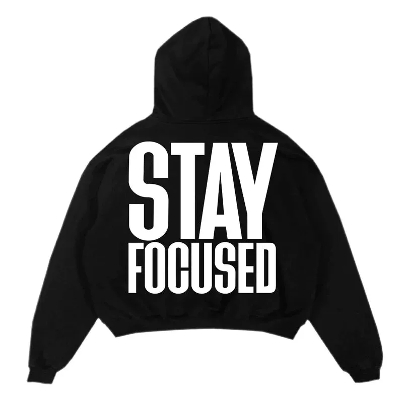 New Bara Stayed Focused Black/White Hoodie