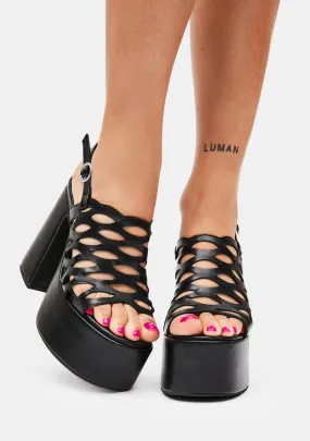 Night Bliss Or Miss Cutout Sandals-