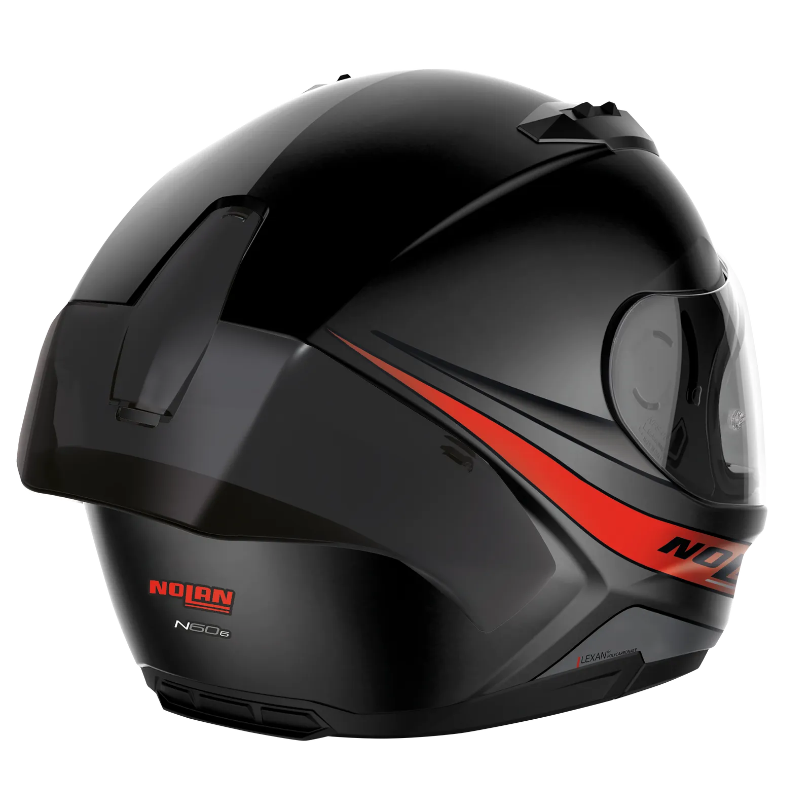 Nolan - N60-6 Sport Outset Flat Black/Red Helmet