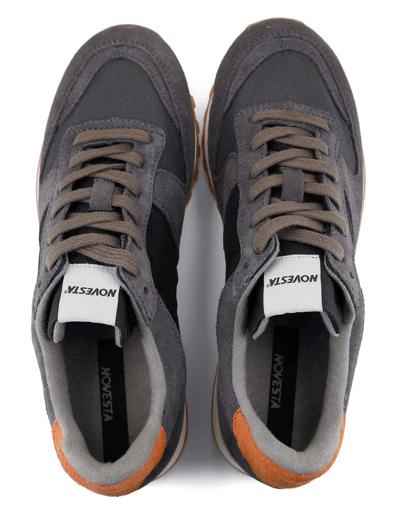 Novesta Marathon Trainers Black Grey Transparent