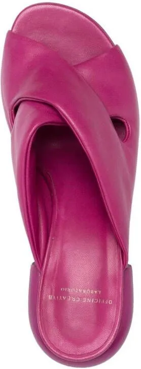 Officine Creative Ethel crossover mules Pink