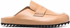 Officine Creative round-toe leather mules Neutrals