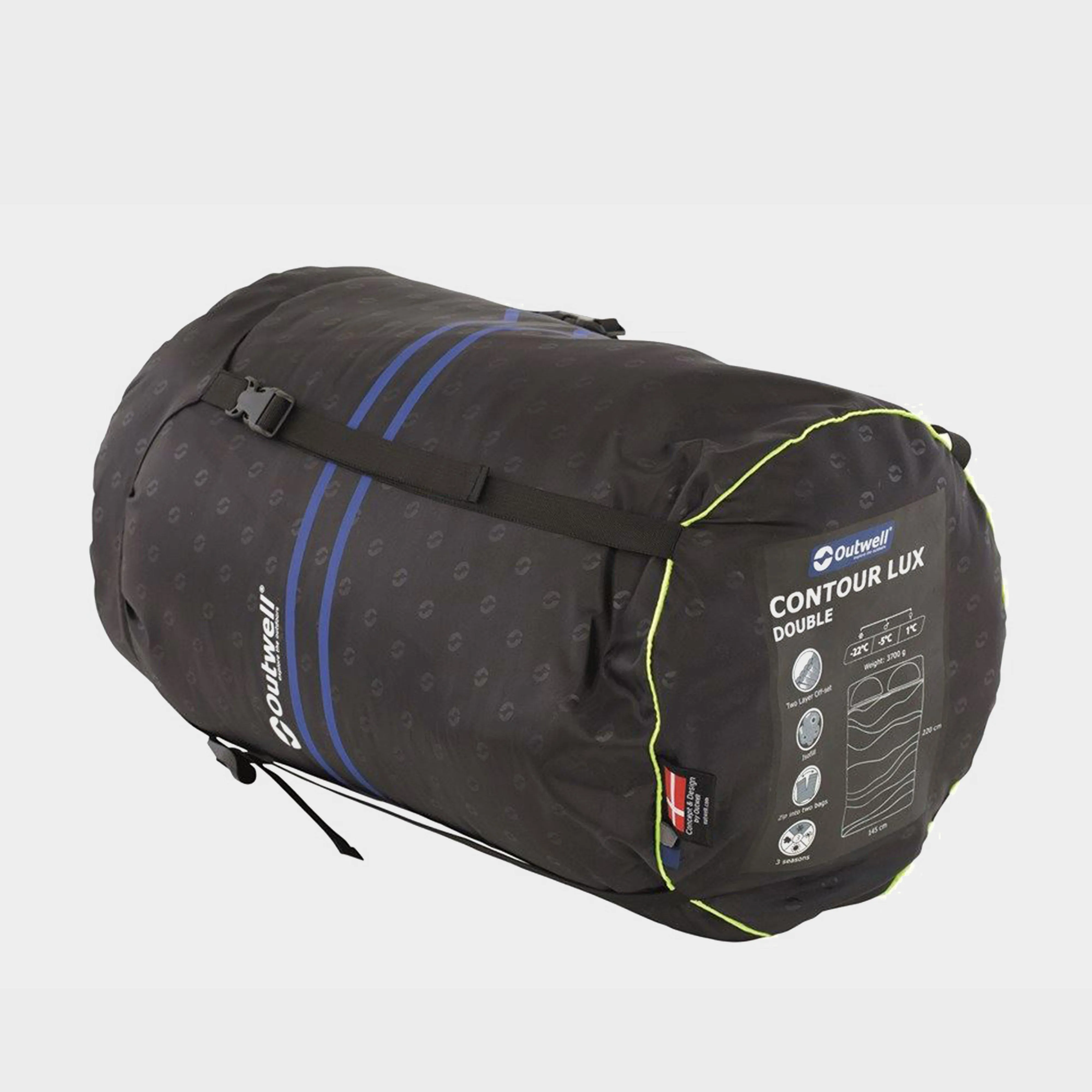 Outwell Contour Lux Double Sleeping Bag | Millets