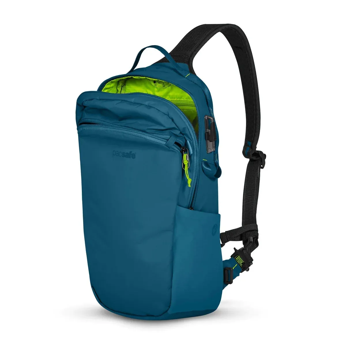 PacSafe Eco 12L Anti-Theft Sling Backpack Econyl  - Tidal Teal