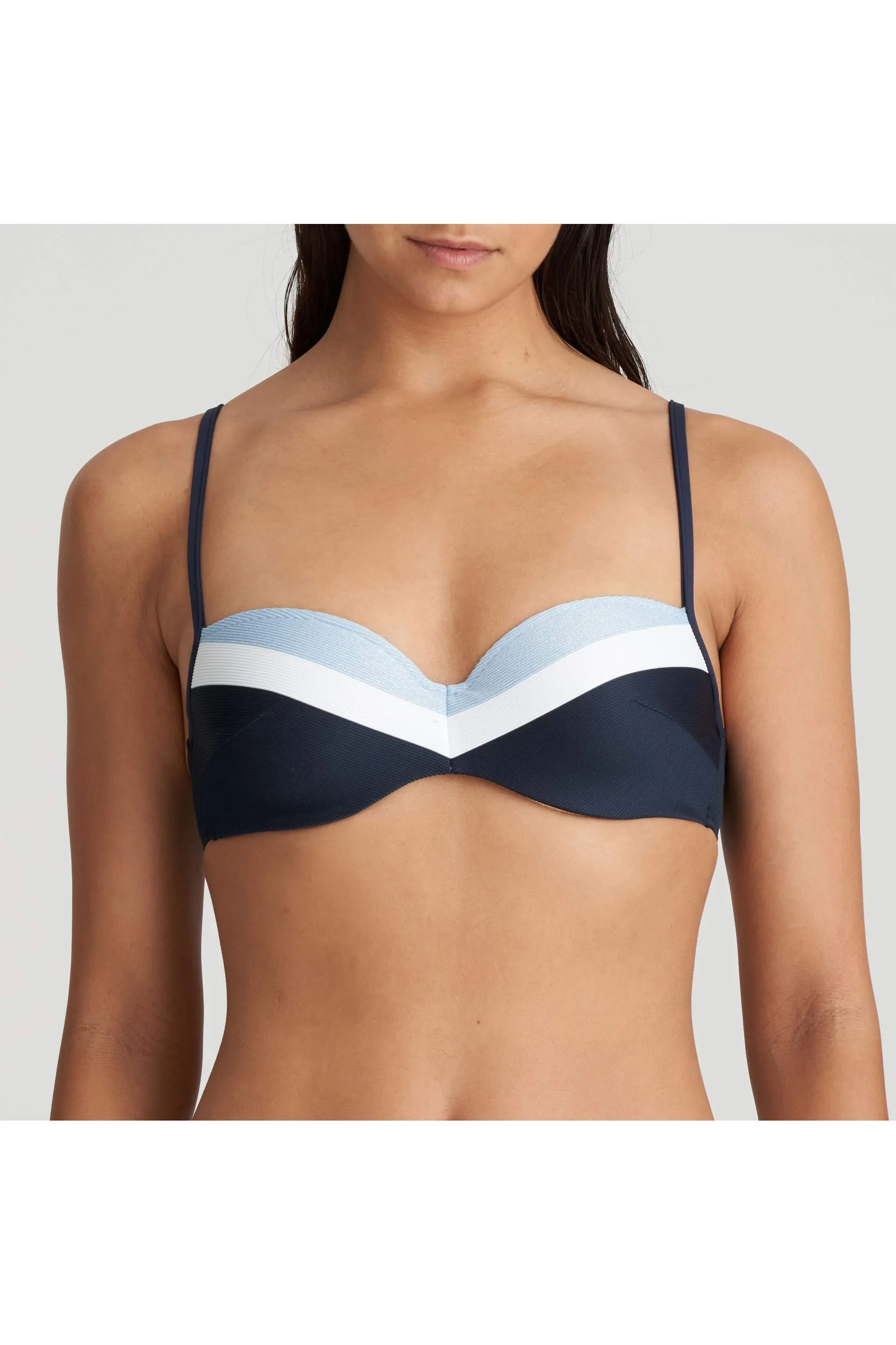 Padded Navy blue Bikini- Unas1 with Discounts- Bikini padded-