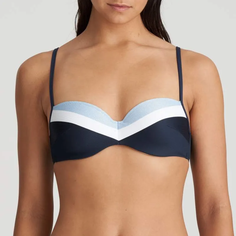 Padded Navy blue Bikini- Unas1 with Discounts- Bikini padded-