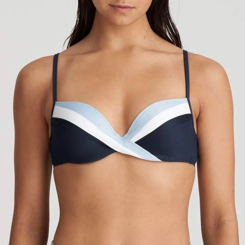 Padded Navy blue Bikini- Unas1 with Discounts- Bikini padded-  Berlin-Barcelona