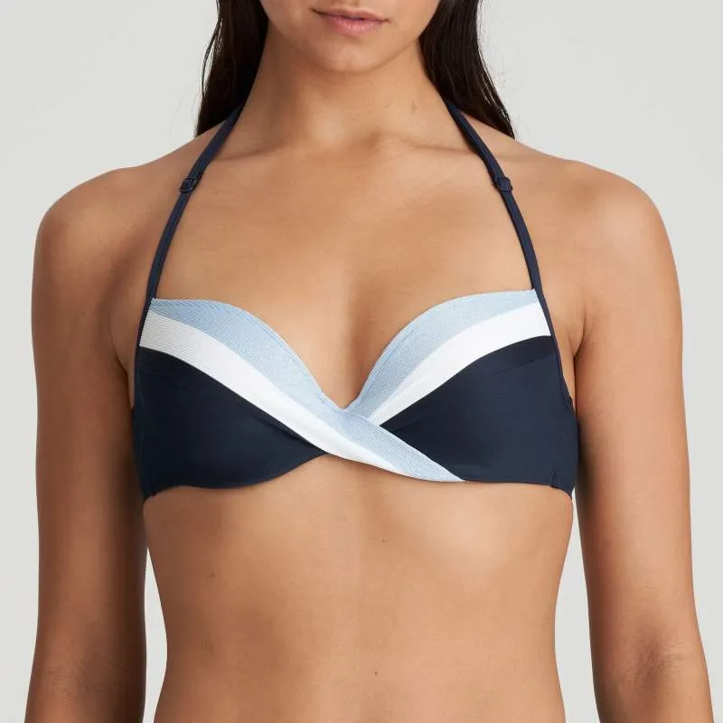 Padded Navy blue Bikini- Unas1 with Discounts- Bikini padded-  Berlin-Barcelona